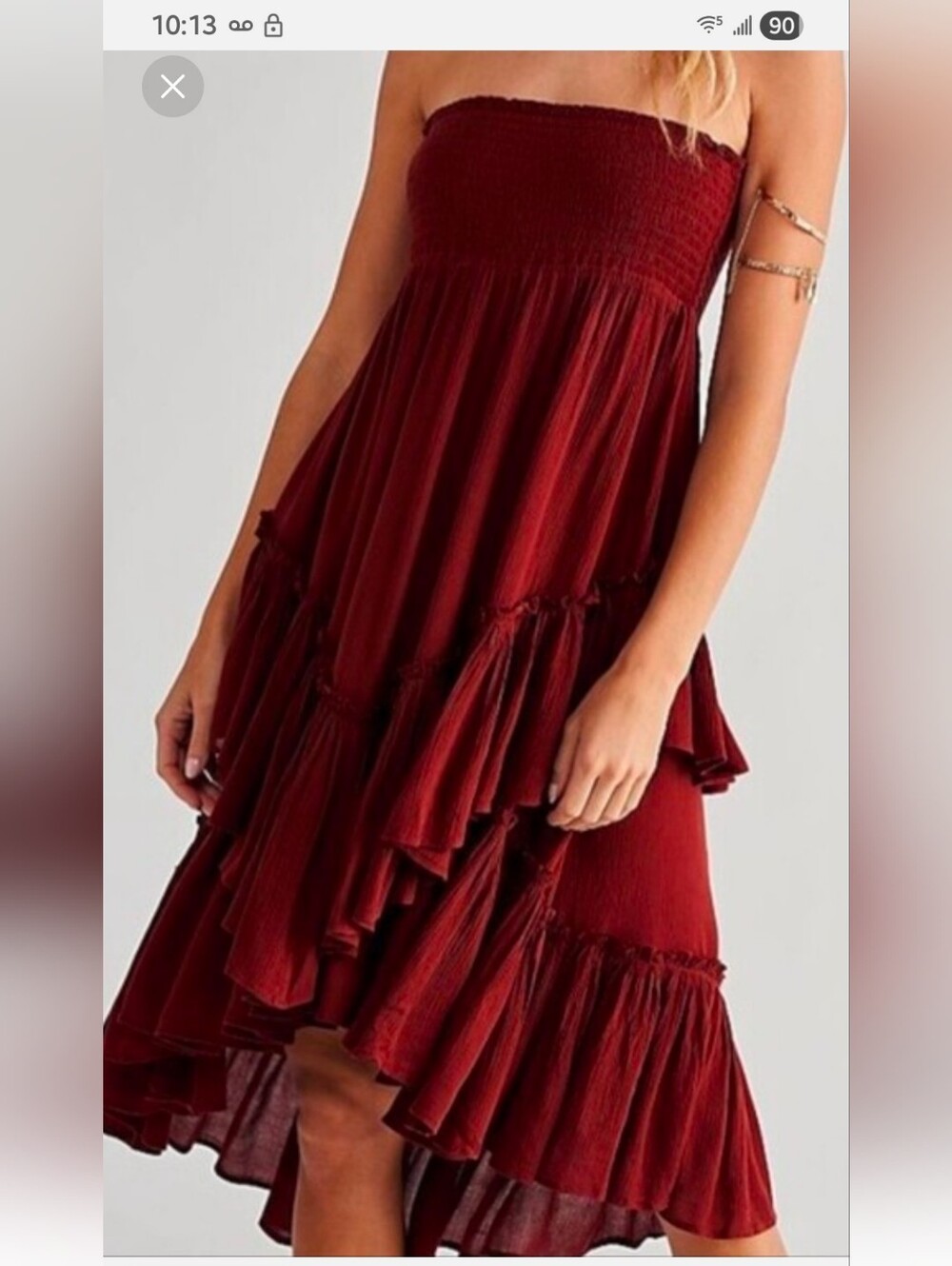 Free People The Convertible Skirt Size M Maxi Skirt Midi Dress Burgundy